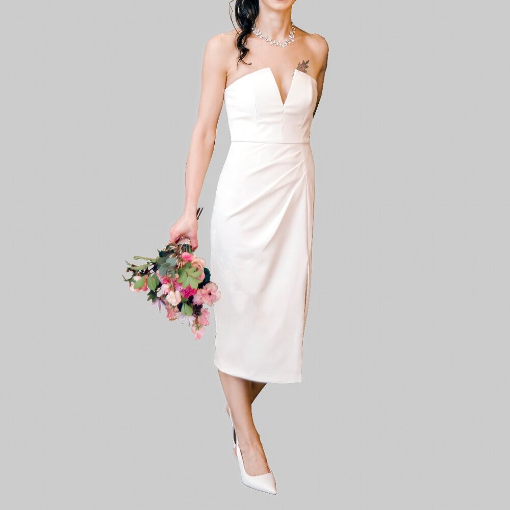 Jay Godfrey Kyle Midi Dress, size 00 - Picture 2 of 7